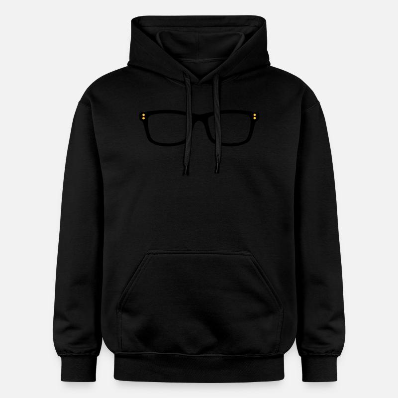 lunettes de nerd - Sweat à capuche Softstyle® Gildan Unisexe - noir