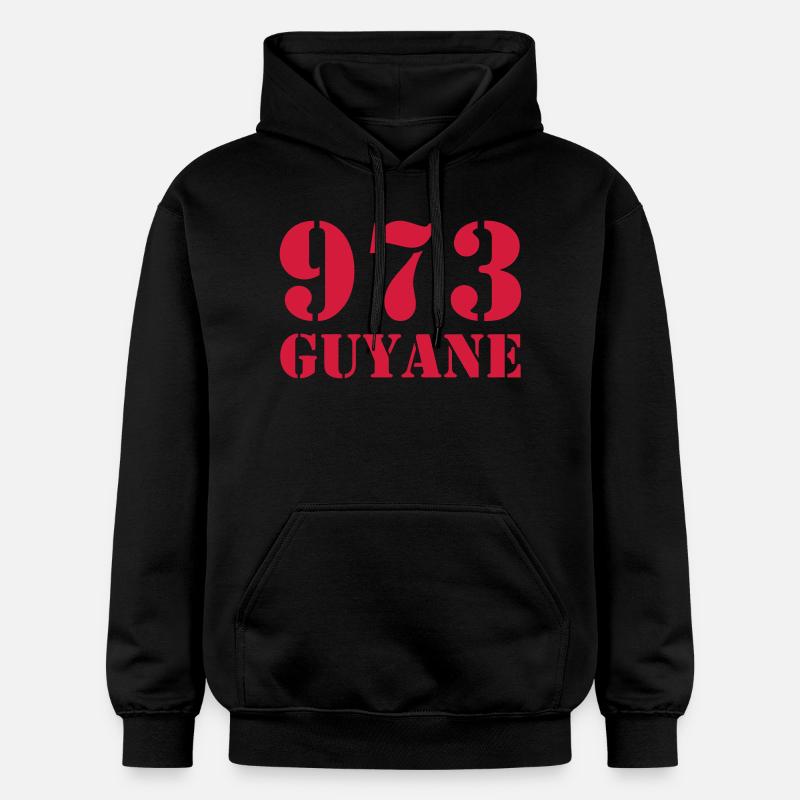 973 Guyane - Sweat à capuche Softstyle® Gildan Unisexe - noir