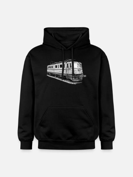 Lokomotive_Schweiz - Gildan Unisex Softstyle® Midweight Hoodie - black