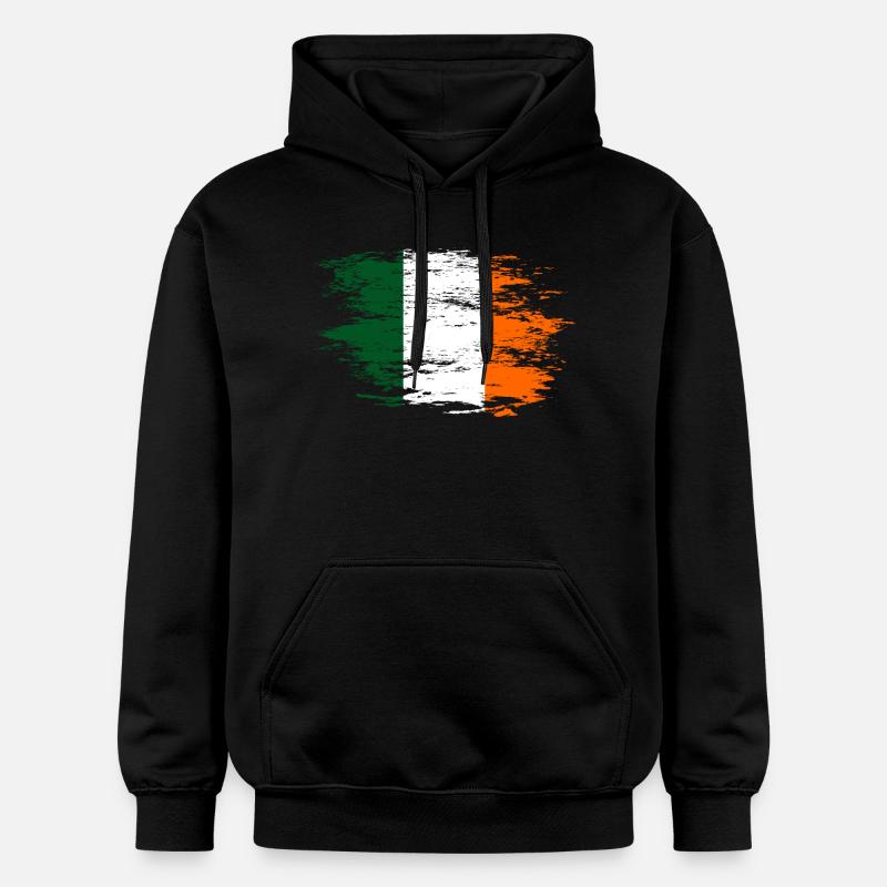 Drapeau de l’Irlande utilisé - Sweat à capuche Softstyle® Gildan Unisexe - noir