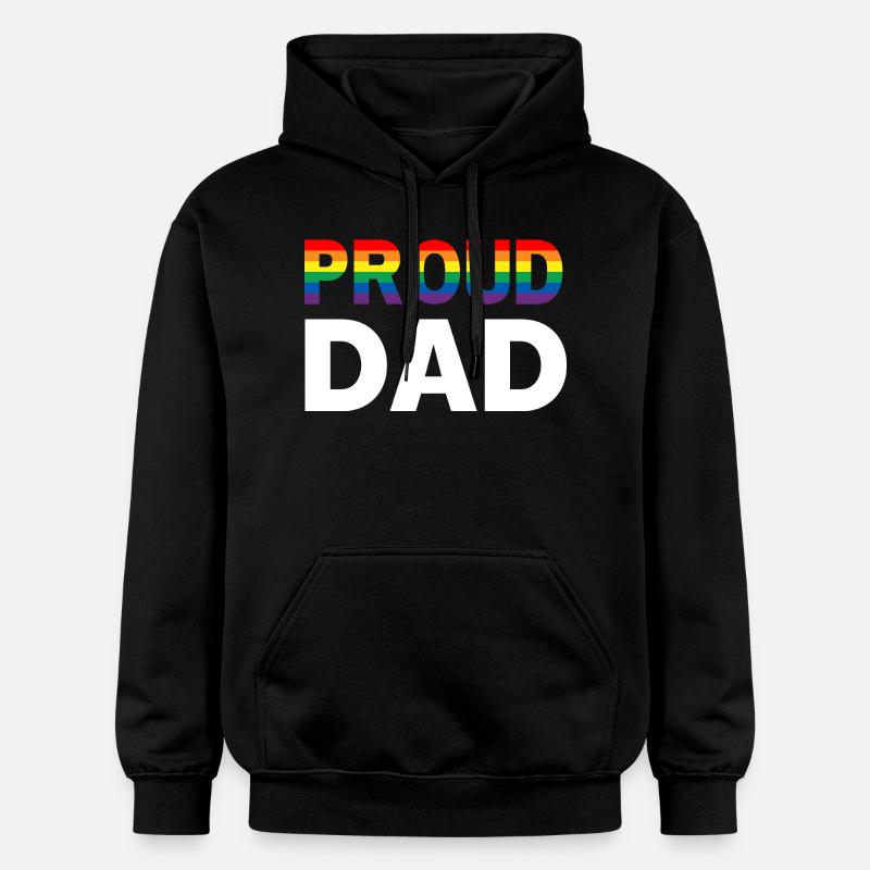 Fierté de papa - Sweat à capuche Softstyle® Gildan Unisexe - noir