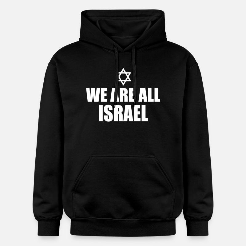 We are all israel - Sweat à capuche Softstyle® Gildan Unisexe - noir