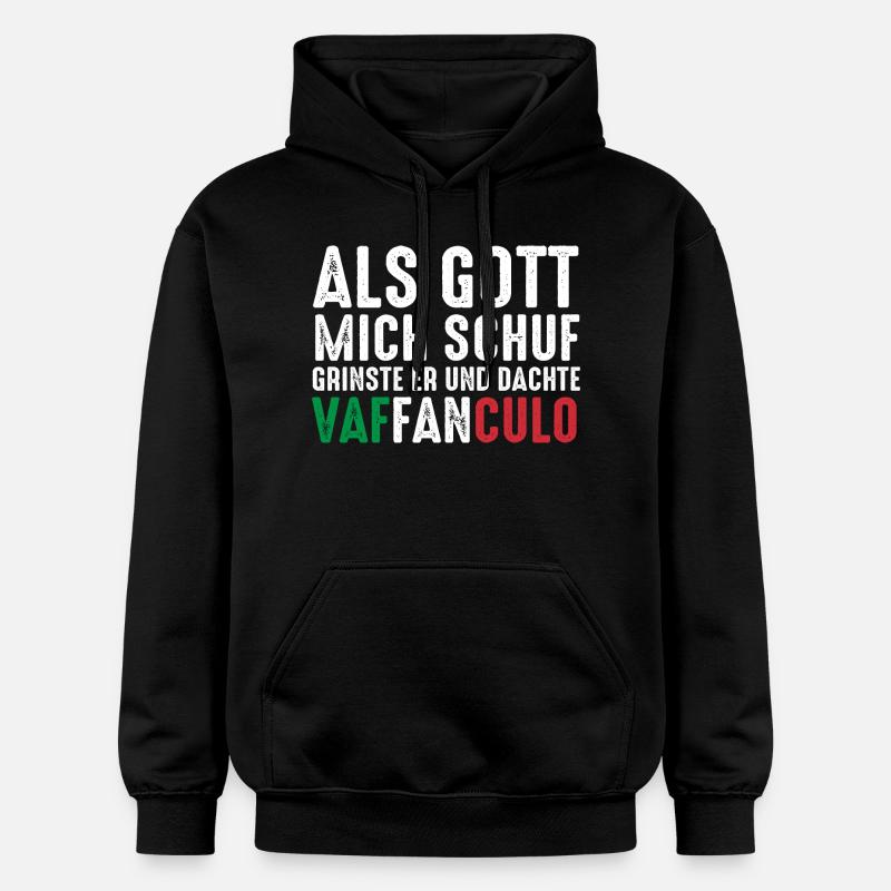Italie Vaffanculo italien - Sweat à capuche Softstyle® Gildan Unisexe - noir