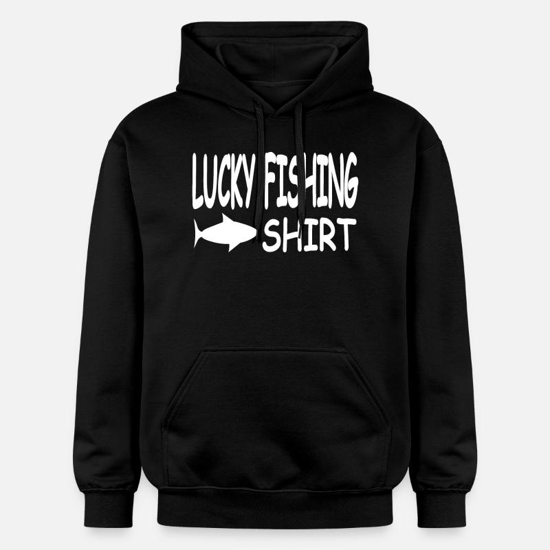 Pêche - Sweat à capuche Softstyle® Gildan Unisexe - noir