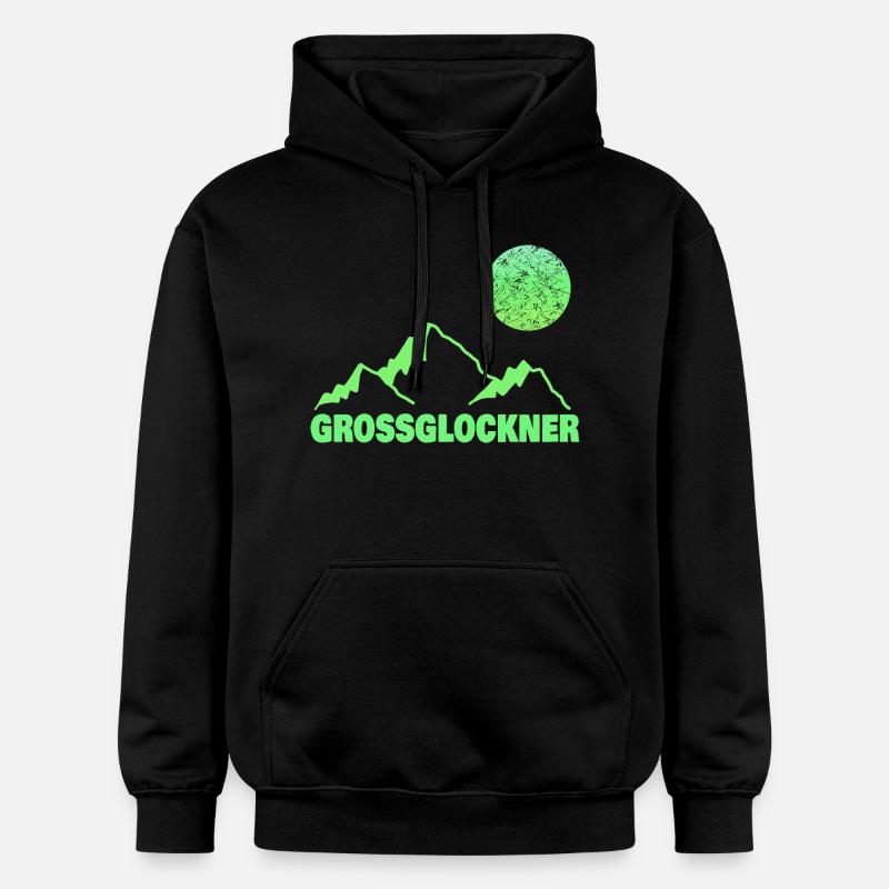 Escalade du Grossglockner - Sweat à capuche Softstyle® Gildan Unisexe - noir
