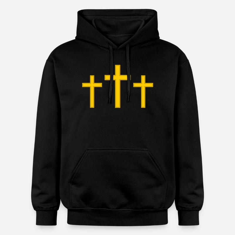 Trois Croix - Sweat à capuche Softstyle® Gildan Unisexe - noir