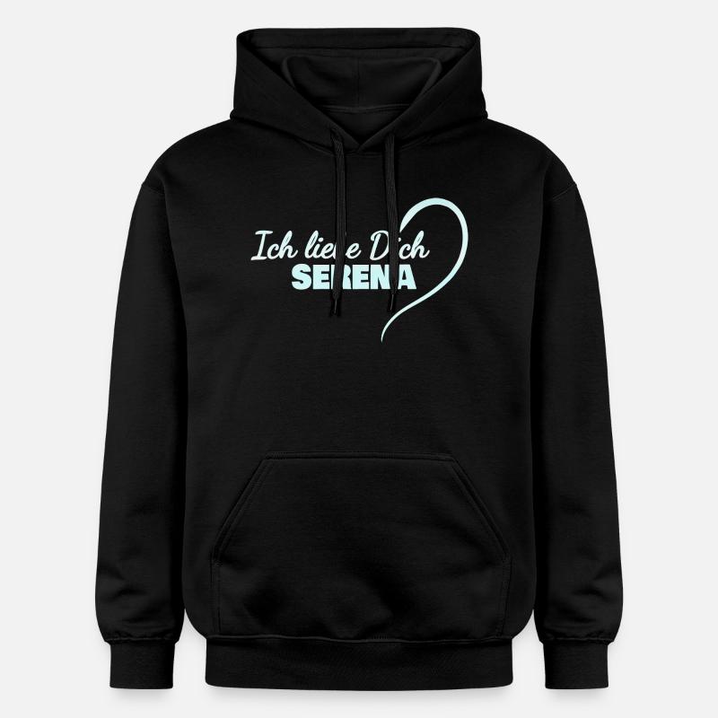 Aimez-vous, Serena - Sweat à capuche Softstyle® Gildan Unisexe - noir