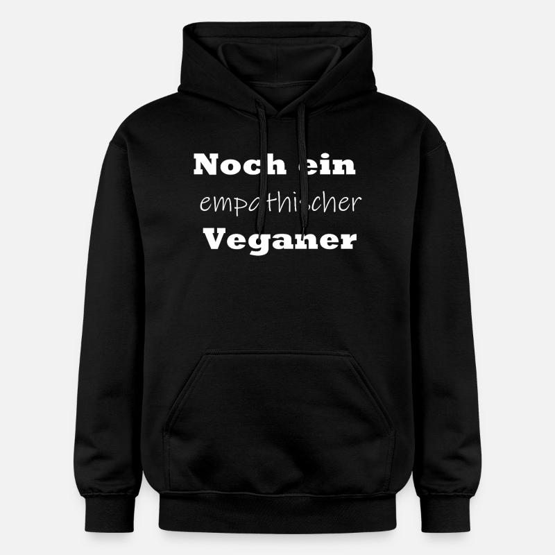 Noch ein empathischer Veganer - Gildan Unisex Softstyle® Midweight Hoodie - Schwarz