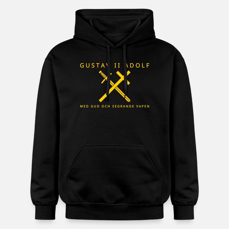 Gustave II Adolphe - Sweat à capuche Softstyle® Gildan Unisexe - noir