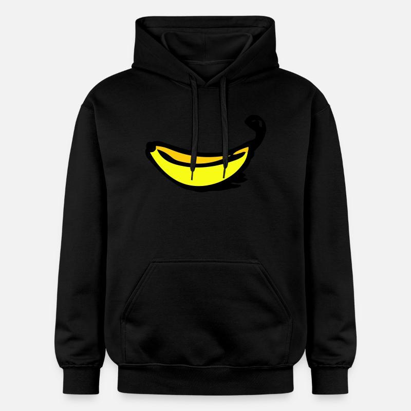 Banane - Gildan Unisex Softstyle® Midweight Hoodie - Schwarz