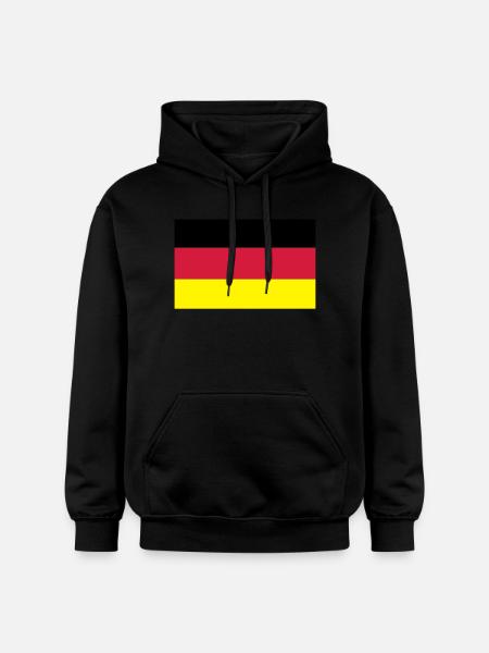 German Flag - Gildan Unisex Softstyle® Midweight Hoodie - black