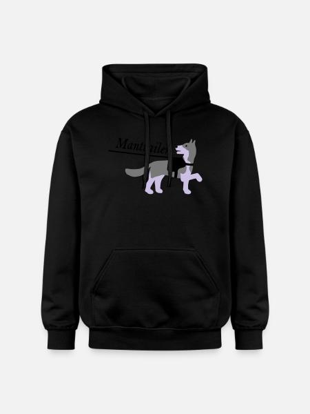 Mantrailer vektor - Gildan Unisex Softstyle® Midweight Hoodie - Schwarz