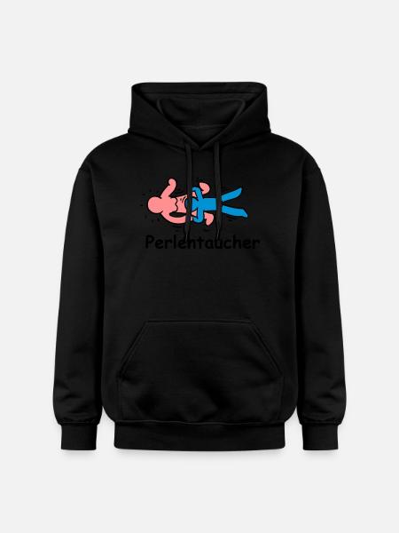 Perlentaucher - Gildan Unisex Softstyle® Midweight Hoodie - Schwarz