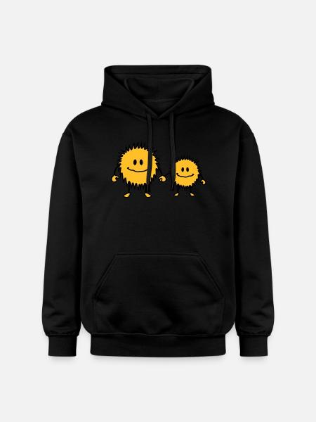 monsters - Gildan Unisex Softstyle® Midweight Hoodie - black