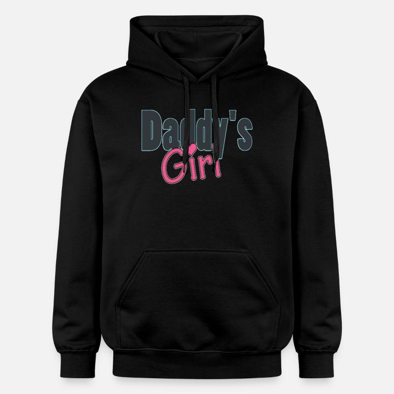 daddy's girl - Sweat à capuche Softstyle® Gildan Unisexe - noir