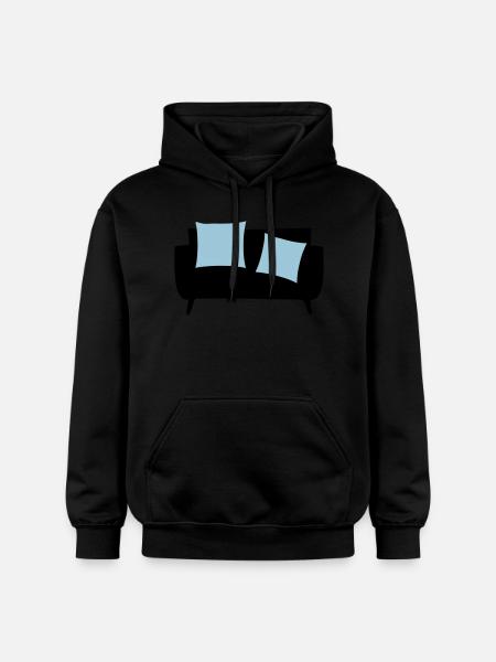 Sleeper sofa & Pillows - Gildan Unisex Softstyle® Midweight Hoodie - black