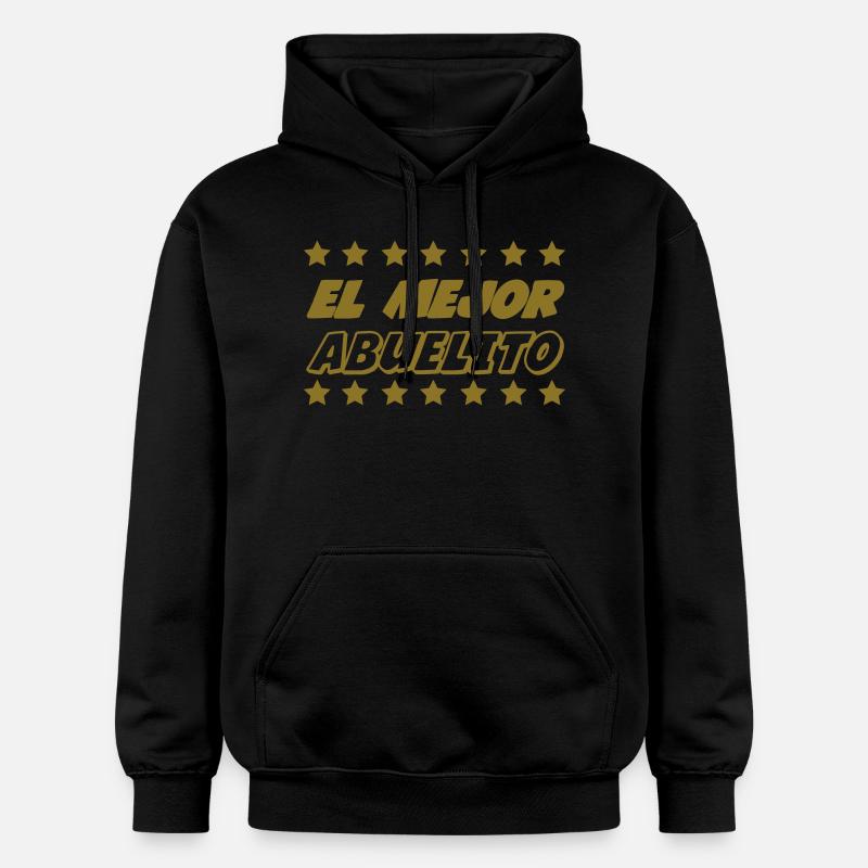 El mejor abuelito - Sweat à capuche Softstyle® Gildan Unisexe - noir