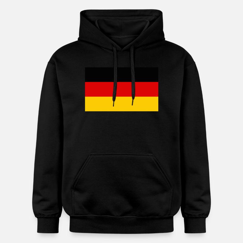 Drapeau Allemagne / German Flag - Sweat à capuche Softstyle® Gildan Unisexe - noir
