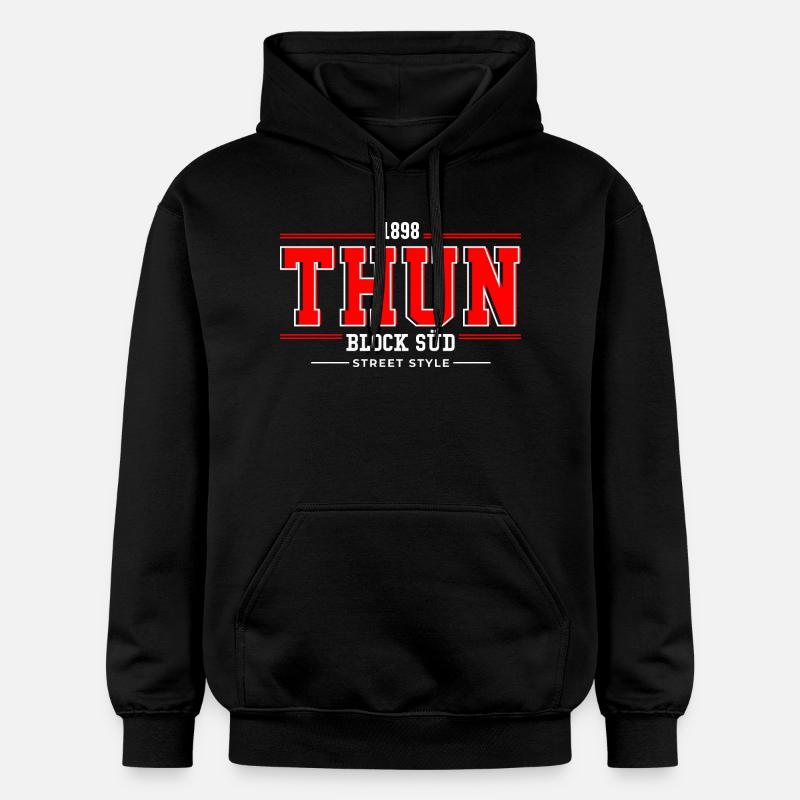 Thon - Sweat à capuche Softstyle® Gildan Unisexe - noir