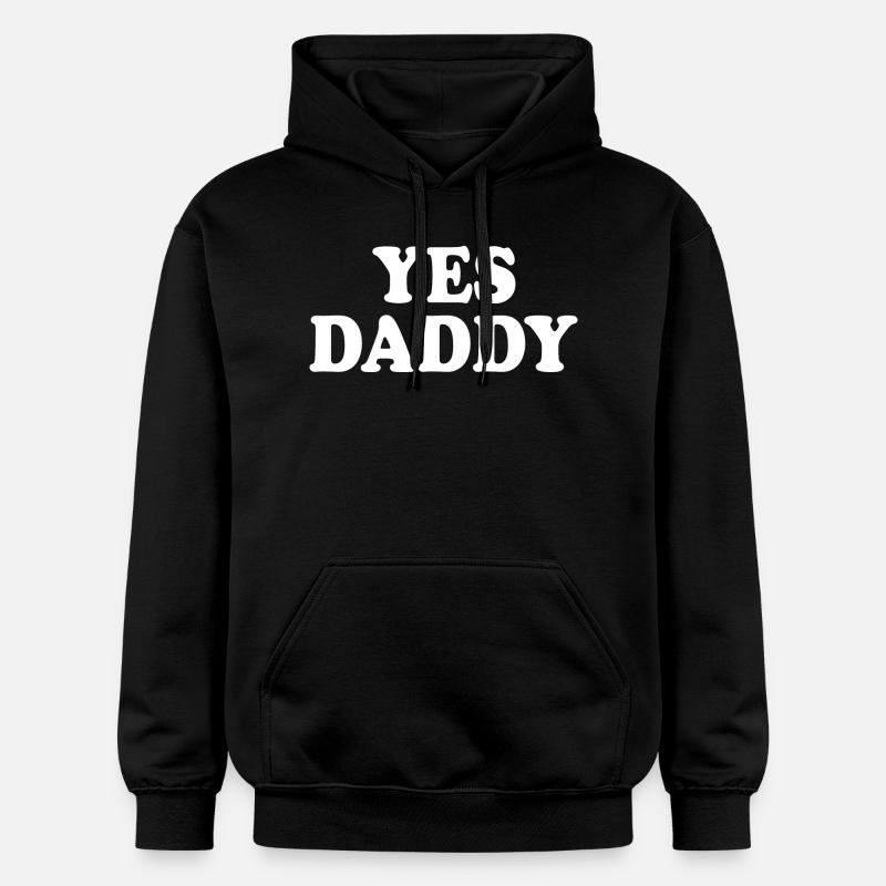 Yes daddy - Sweat à capuche Softstyle® Gildan Unisexe - noir