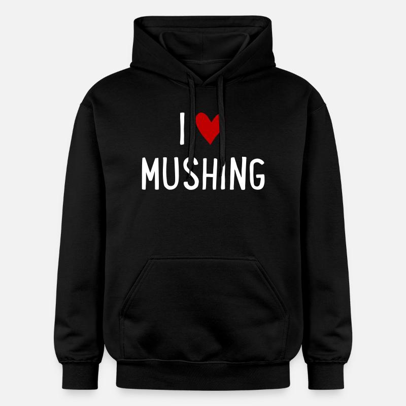 Mushing - Sweat à capuche Softstyle® Gildan Unisexe - noir