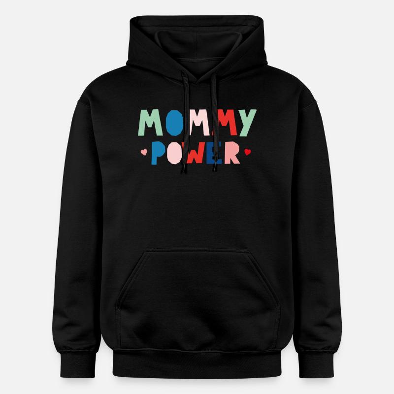Le pouvoir de maman - Sweat à capuche Softstyle® Gildan Unisexe - noir