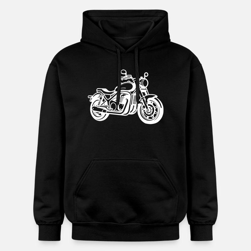 Motard Motard - Sweat à capuche Softstyle® Gildan Unisexe - noir