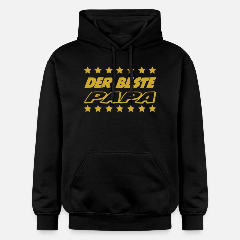 DER BESTE PAPA - Sweat à capuche Softstyle® Gildan Unisexe - noir