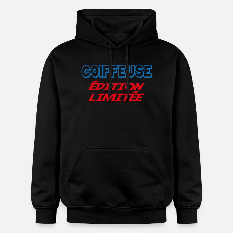 COIFFEUSE édition limitée - Sweat à capuche Softstyle® Gildan Unisexe - noir