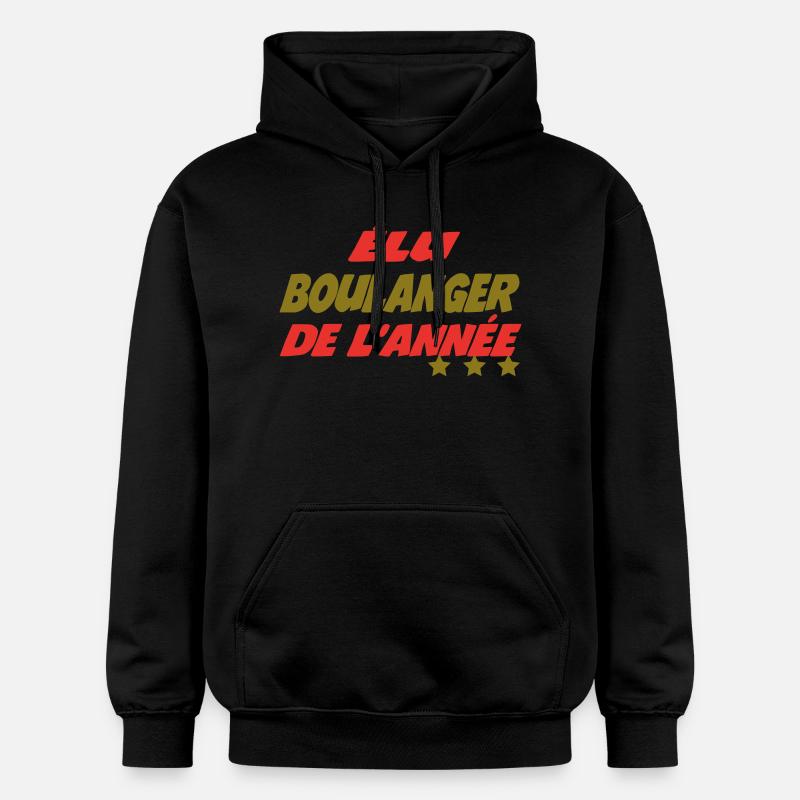 Elu BOULANGER de l'année - Sweat à capuche Softstyle® Gildan Unisexe - noir