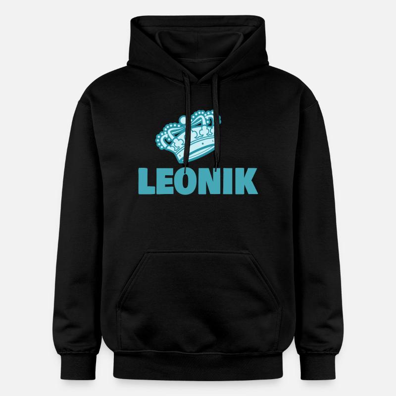 Leonik comme prénom - Sweat à capuche Softstyle® Gildan Unisexe - noir