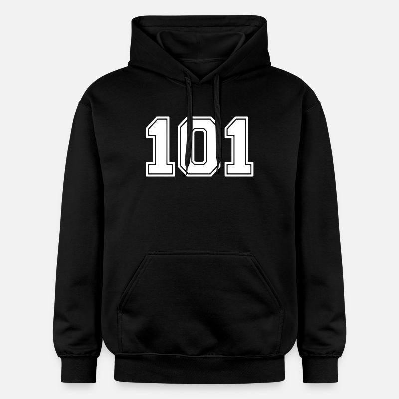 101 - Sweat à capuche Softstyle® Gildan Unisexe - noir