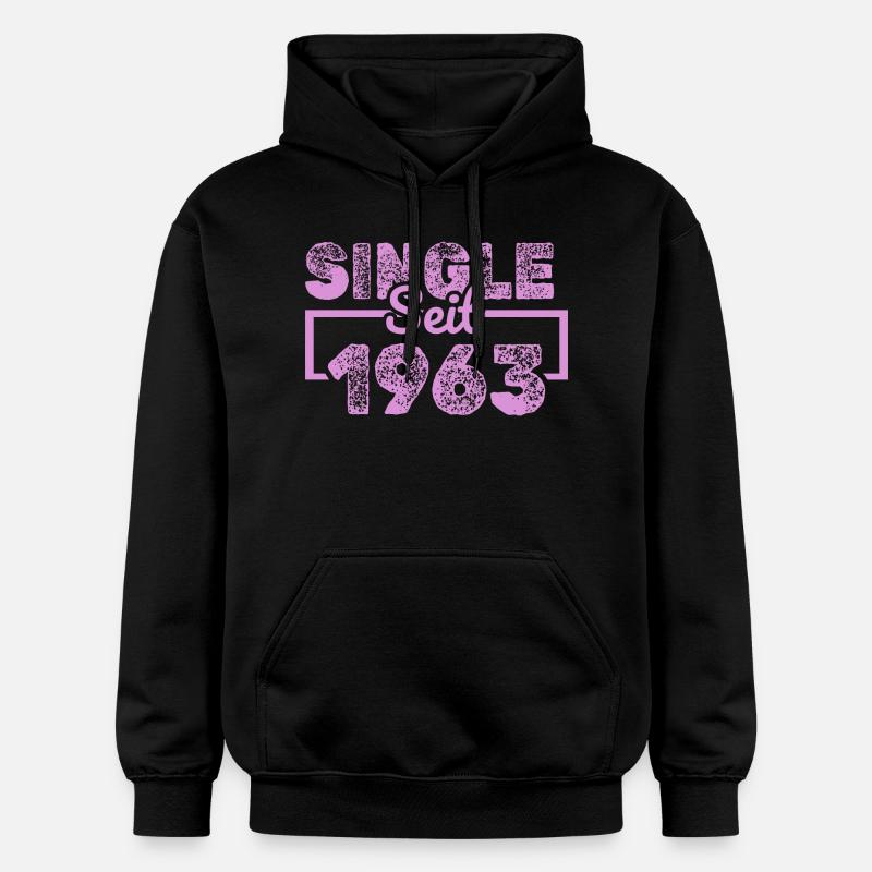 Single, 1963 - Sweat à capuche Softstyle® Gildan Unisexe - noir