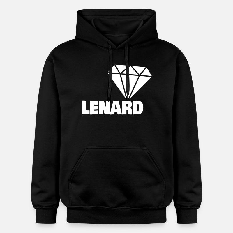 Cadeau pour Lenard - Sweat à capuche Softstyle® Gildan Unisexe - noir