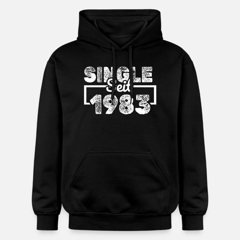 Single, 1983 - Sweat à capuche Softstyle® Gildan Unisexe - noir