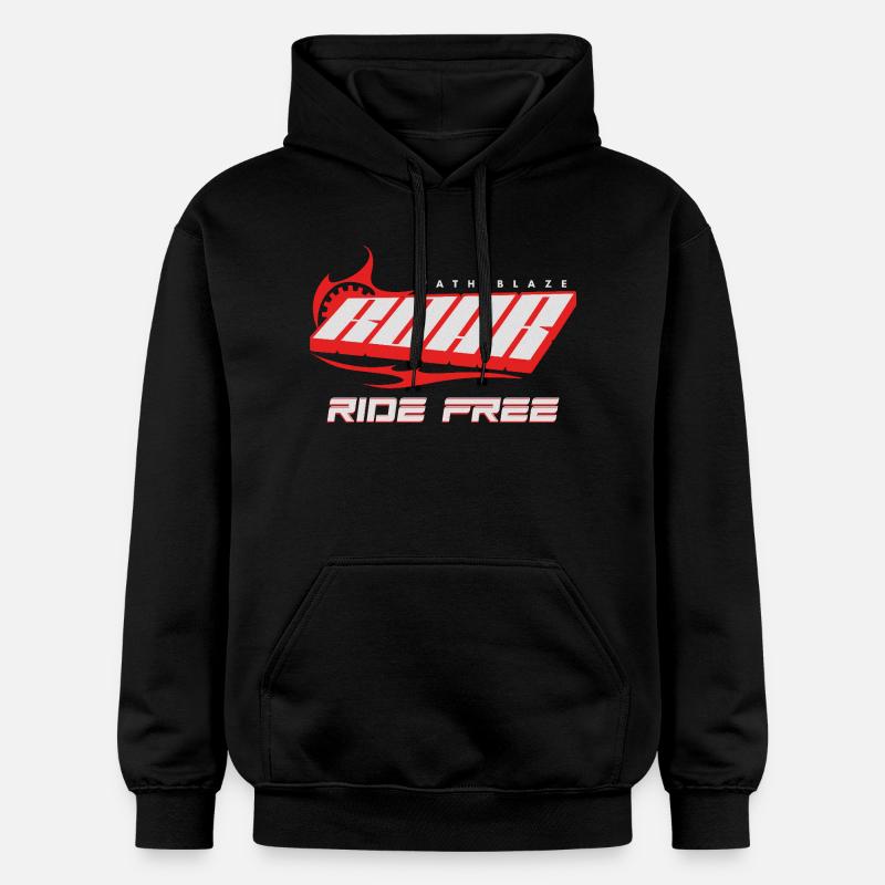 Path blaze roar ride free - Sweat à capuche Softstyle® Gildan Unisexe - noir