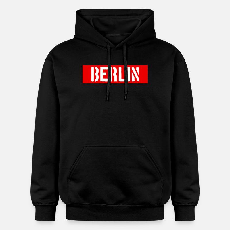 Berlin - Deutschland - Allemagne - Alexanderplatz - Sweat à capuche Softstyle® Gildan Unisexe - noir