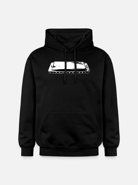 Bluesharp, Harmonica - Gildan Unisex Softstyle® Midweight Hoodie - Schwarz