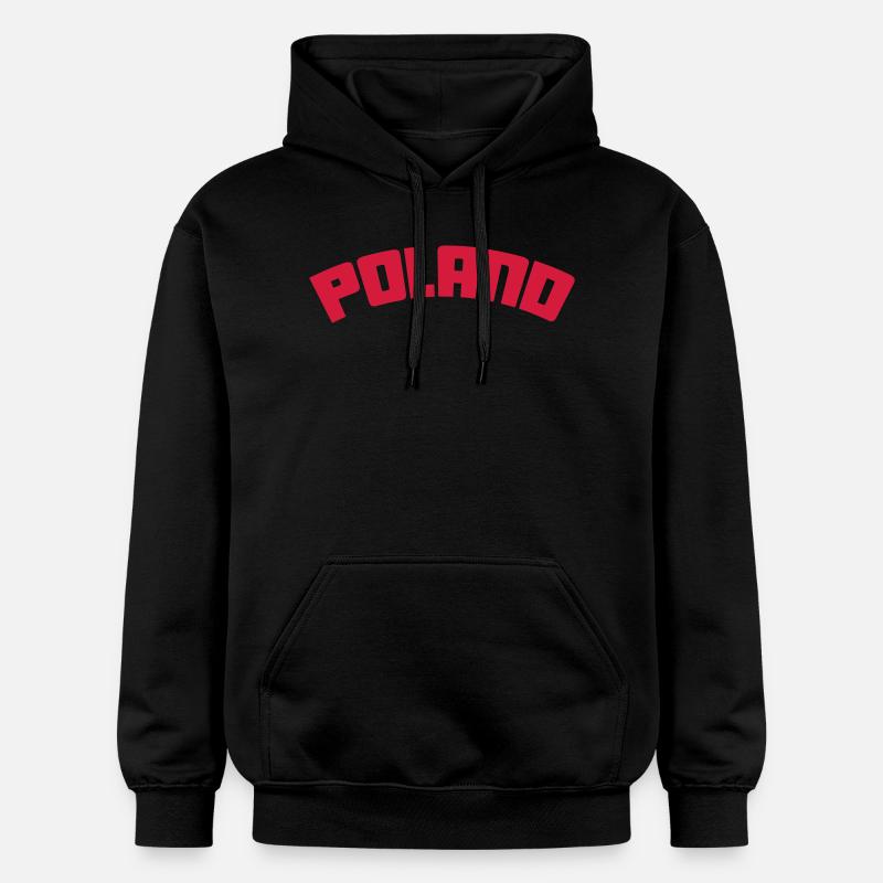 Pologne - Sweat à capuche Softstyle® Gildan Unisexe - noir