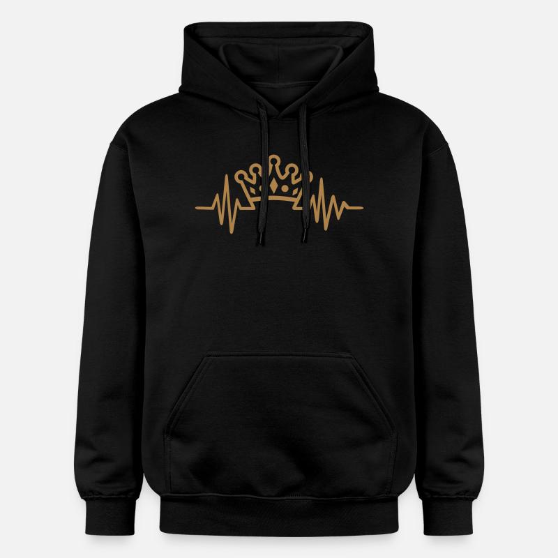 couronne - Sweat à capuche Softstyle® Gildan Unisexe - noir