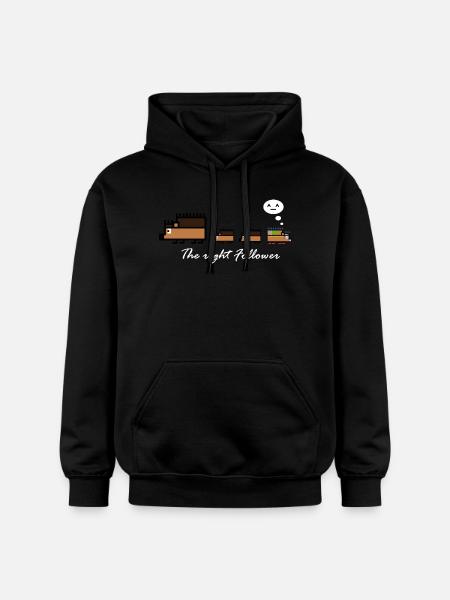 Igel-Follower - Gildan Unisex Softstyle® Midweight Hoodie - Schwarz