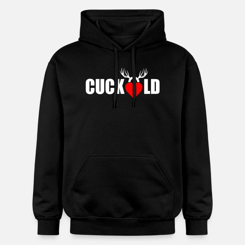 Cuckold - Sweat à capuche Softstyle® Gildan Unisexe - noir