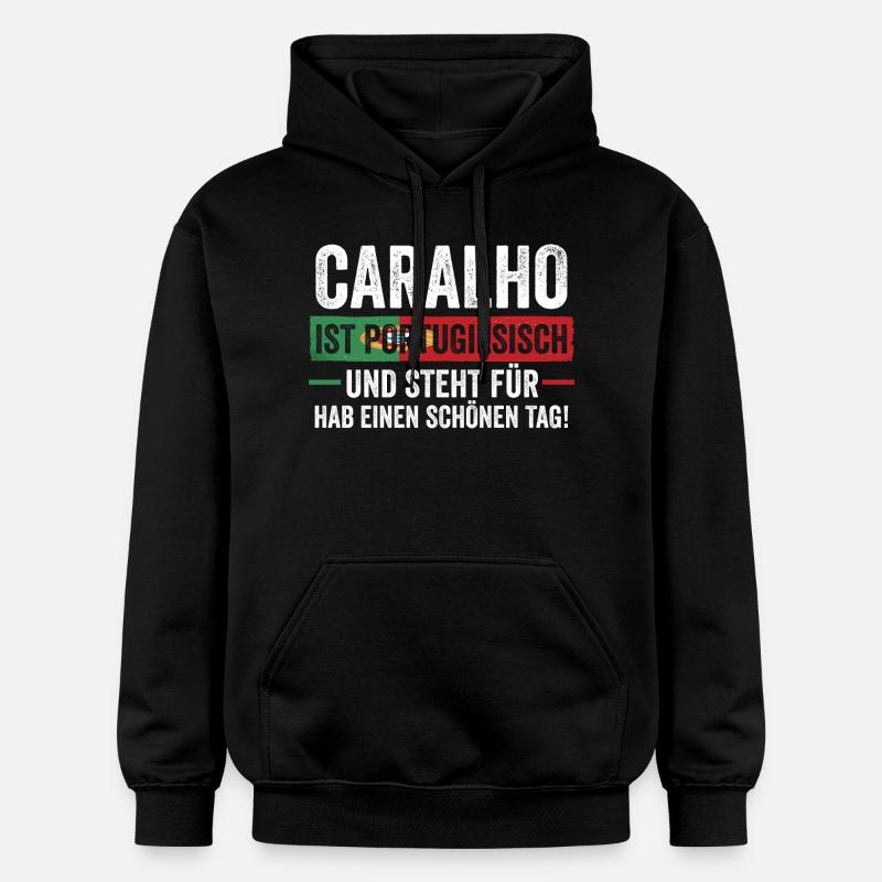 Portugal portugais - Sweat à capuche Softstyle® Gildan Unisexe - noir