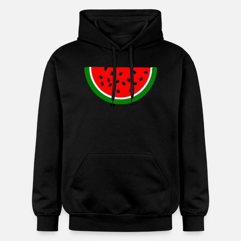 Pastèque - Sweat à capuche Softstyle® Gildan Unisexe - noir