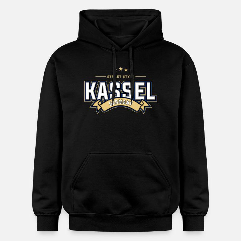 Kassel - Sweat à capuche Softstyle® Gildan Unisexe - noir
