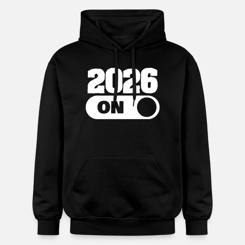 Année 2026 - Sweat à capuche Softstyle® Gildan Unisexe - noir