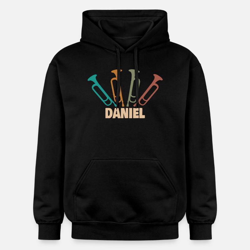 Daniel - Sweat à capuche Softstyle® Gildan Unisexe - noir