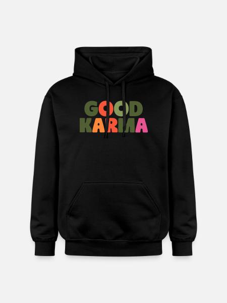 Gutes Karma - Gildan Unisex Softstyle® Midweight Hoodie - Schwarz