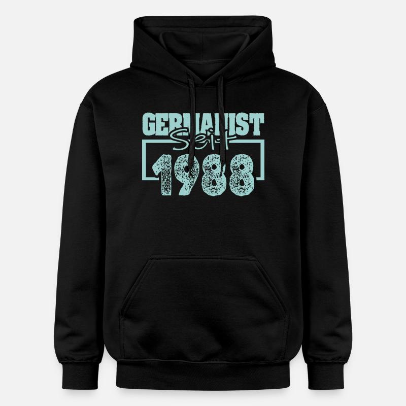Germaniste 1988 - Sweat à capuche Softstyle® Gildan Unisexe - noir
