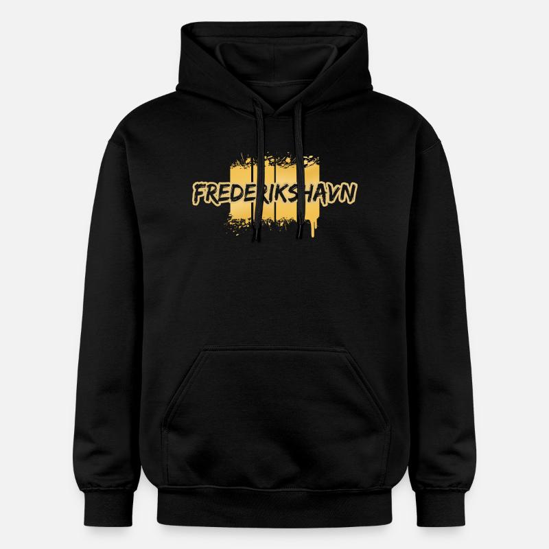 Frederikshavn Frederikshavn - Sweat à capuche Softstyle® Gildan Unisexe - noir